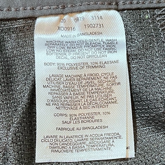 COLUMBIA Lightweight Performance Shorts 4 Zip pockets Olive Green Waist 40" - Picture 4 of 9